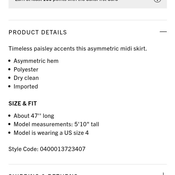 Robert Graham sevin skirt size 4 - Picture 2 of 2